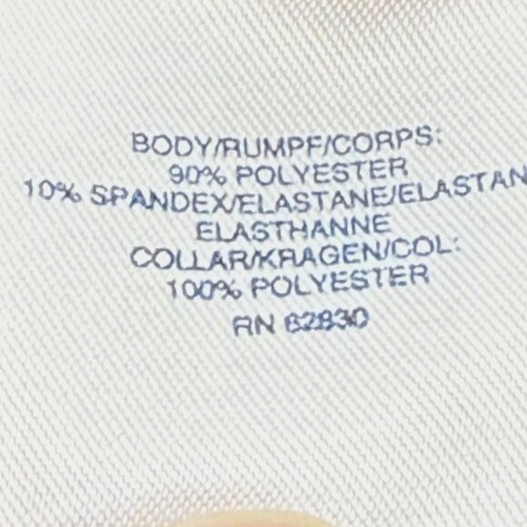 Lands End Outfitters Men's Short Sleeve Striped Green Teal Polo Shirt Size 3XL - Picture 5 of 8